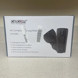 Cincom Air Compression Leg Massager CM-028A Rechargeable Cordless Circulation - Picture 1 of 3