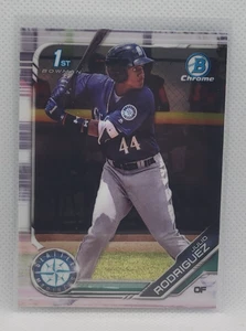 Bowman Chrome Julio Rodríguez 1st Bowman 2019 #BCP-33 Mariners - Imagen 1 de 2