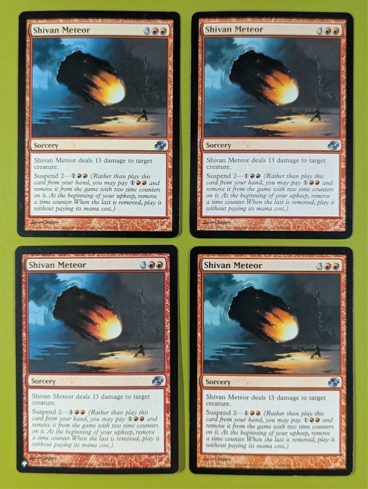 Shivan Meteor x4 Planar Chaos 4x Playset Magic the Gathering MTG - Image 1 of 1