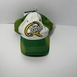 New QUAKER STATE OIL HAT Faded Green Relaxed Fit Dad Cap Car Snapback Men/Women - Picture 1 of 4
