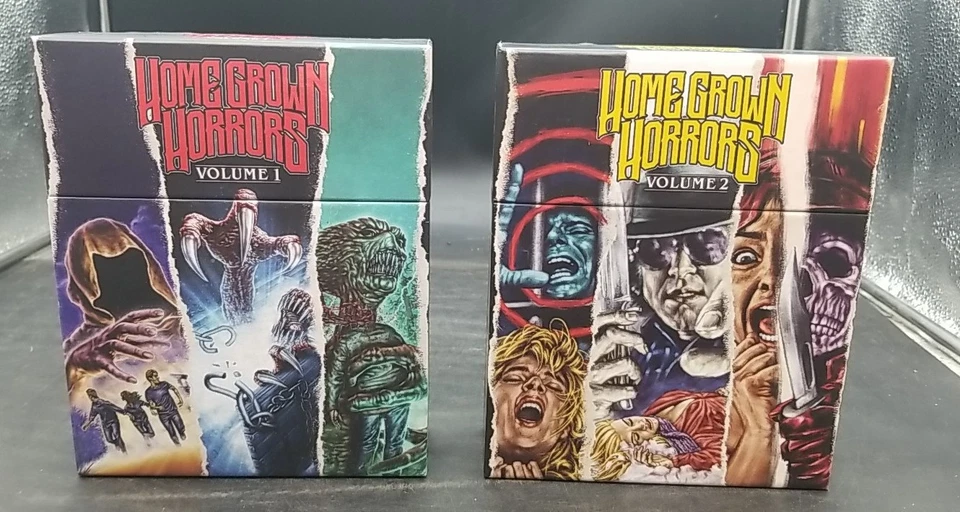 HOMEGROWN HORRORS VOL. 1 - 2 VINEGAR SYNDROME BLU-RAY BOXED SETS OOP - Image 1 of 4