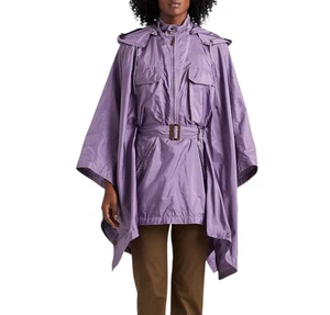 NWOT RALPH LAUREN Purple Label Women XS/S Beckman Silk Taffeta Poncho Jacket - Picture 1 of 14