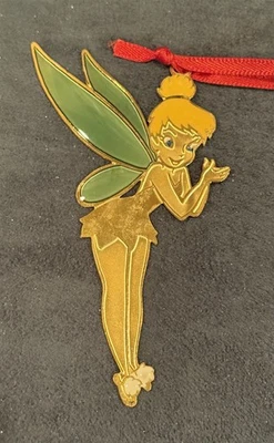 Disneyland Pequeño Latón Tinker Bell Ornamento Como Nuevo! Foto 1 de 2