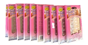 Fing’rs California Girl Lote de 10 Uñas de Postre Francés 24 Piezas Melocotones N Crema - Imagen 1 de 3
