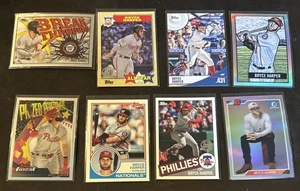 Lotto Bryce Harper 2017 Bowman Chrome 51 Repro + #92B-Reggiseno + Finest x 2 + Topps x 4 - Foto 1 di 2