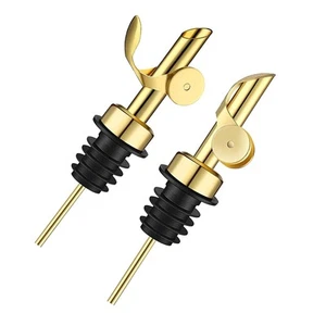 2 Pack Automatic Liquor Pour Spout, Auto Flip Olive Oil Dispenser Spout, Pour... - Picture 1 of 9