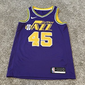 Camiseta deportiva Utah Jazz Donovan Mitchell Nike edición clásica Swingman para hombre talla mediana - Imagen 1 de 8