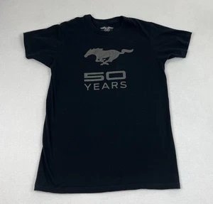 Ford Mustang Women’s Medium T-Shirt 50th Anniversary Retro Ford Pony Tee - Picture 1 of 7