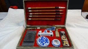 Japanische Kallligraphie Komplettsatz in schöner Box - 15 Teile - Bild 1 von 11