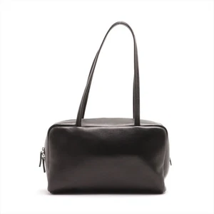The Row Astra Bowling Leather Shoulder bag Black - Picture 1 of 11