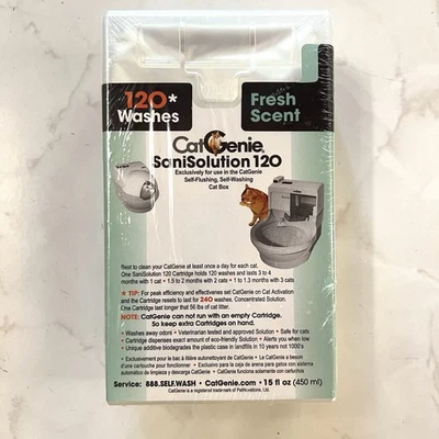 CatGenie SaniSolution 120 Self-Cleaning Litter Box Fresh Scent Brand New Sealed - Image 1 of 4