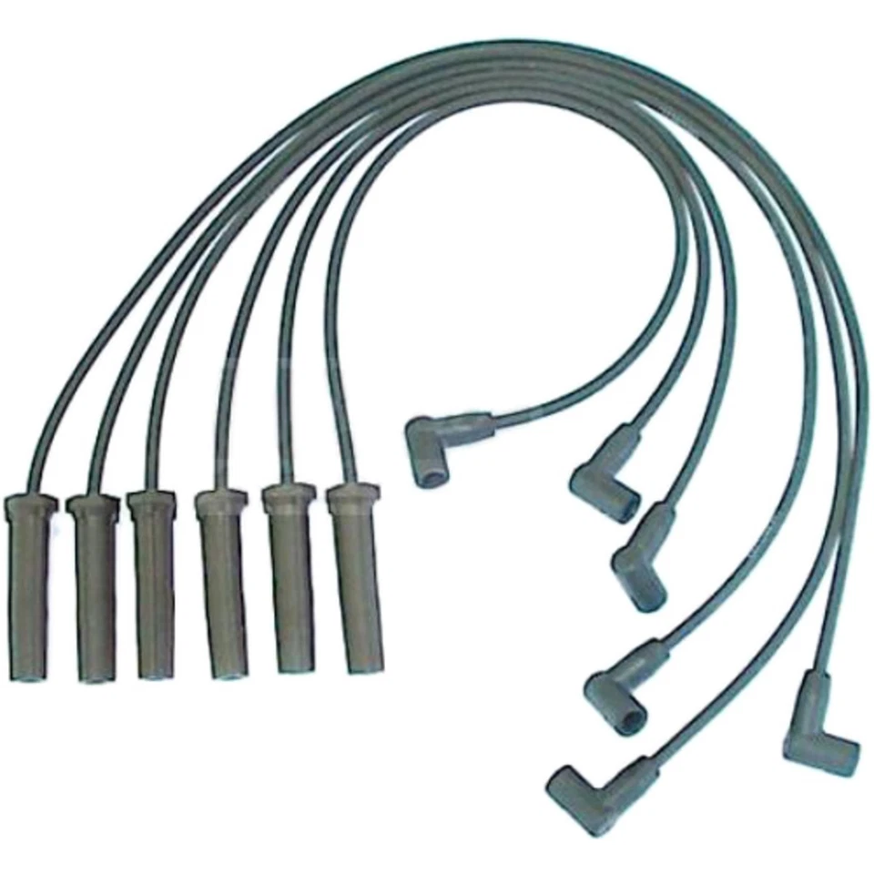 671-6046 Denso Set of 6 Spark Plug Wires for Chevy Olds Pontiac Grand Am Century - Image 1 of 1