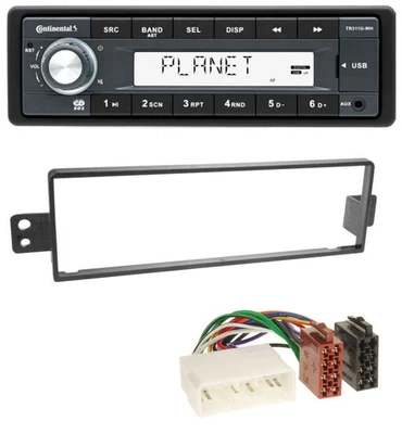 Continental USB MP3 AUX 1DIN Autoradio für SsangYong Rexton - Bild 1 von 4