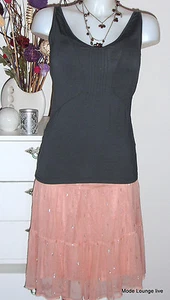 Noa Noa Top Shirt Basic Viscosa S 36 Globe Blu Viscosa - Picture 1 of 4