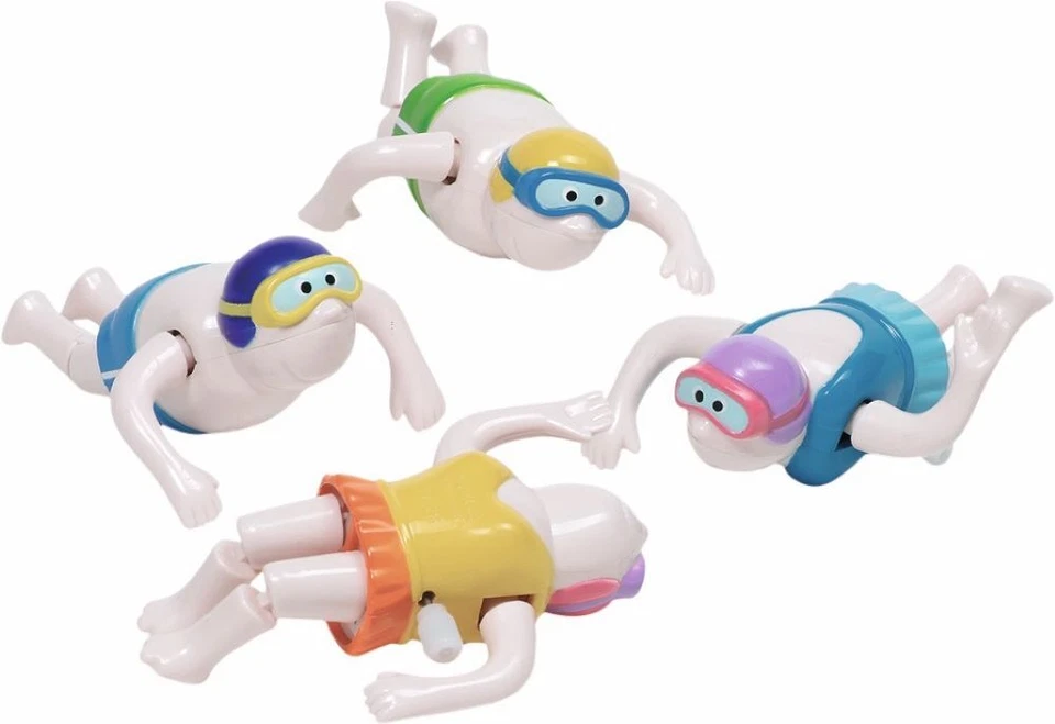 SCHWIMMER zum Aufziehen 2 Stück Badespielzeug Poolspielzeug Wasserspielzeug NEU - Bild 1 von 1