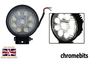 4X 27W 9 LED TRABAJO LUCES HAZ DE INUNDACIÓN LUCES APTAS PARA TRACTOR JOHN DEERE VALTRA FENDT - Imagen 1 de 2
