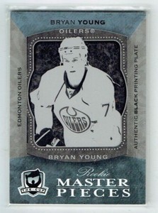 07-08 UD Upper Deck The Cup  Bryan Young  1/1  Printing Plate  Rookie
