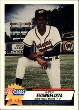 1993 Idaho Falls Braves Fleer/ProCards #4024 Alberto Evangelista