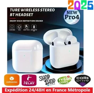 AAC Pro4 Mini TWS Kabelloser Kopfhörer Bluetooth 5 Kompatibel iPhone & Android 2025 - Bild 1 von 15