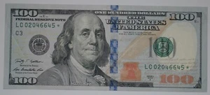2009 A $100 Federal Reserve Star Note Gem Uncirculated - Picture 1 of 2