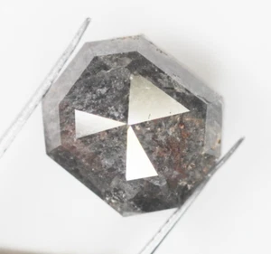 9.40 Ct Natural Loose Emerald Diamond Emerald Cut Grey Color Diamond For Ring - Picture 1 of 13