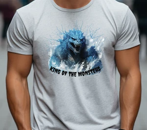 Godzilla T-Shirt - King of the Monsters Shirt - Men's Godzilla Graphic Tee - Picture 1 of 6