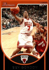 2007-08 Bowman Chicago Bulls Basketball Card #7 Ben Gordon