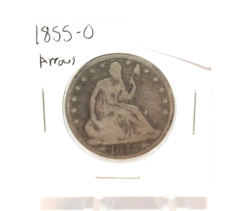 1855-O with Arrows Liberty Seated Half Dollar Coin [073WEJ] Cover