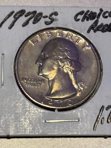 1970 S PP Washington Quarter Stempelglanz US Mint - Bild 1 von 4