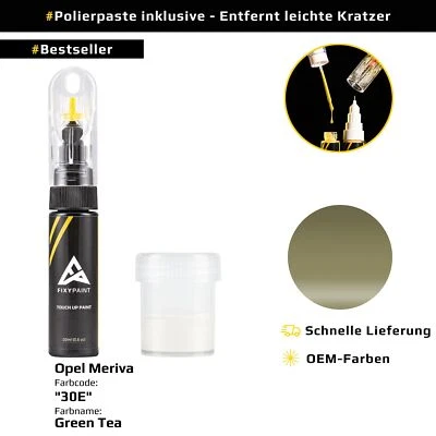 Lackstift für Opel Meriva Code: 30E Green Tea - Bild 1 von 4