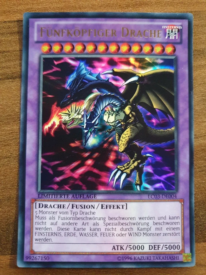 Yu-Gi-Oh! LC03-DE004 Fünfköpfiger Drache Ultra Rare NM - Bild 1 von 1