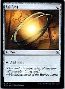 Magic the Gathering Sol Ring #056 Aetherdrift Commander MTG Free Shipping! - Picture 1 of 1