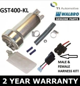 GENUINE WALBRO IN TANK 440 LPH FUEL PUMP WITH FITTING KIT PWM COMPATIBLE - Picture 1 of 1
