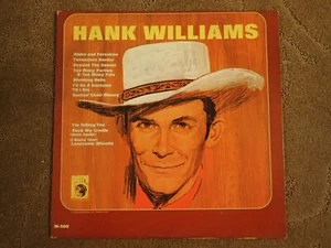 HANK WILLIAMS & HIS DRIFTING COWBOYS-SELF TITLED-LP METRO-MONO M-509 - Imagen 1 de 4