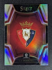 2022-23 Panini Select La Liga CA OSASUNA Silver Prizm Team Badges Insert #4