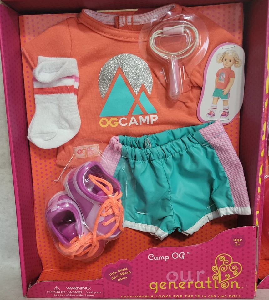 Nuestra Generación 18" Muñeca Campamento OG Juego de Accesorios Día en Campamento Nuevo Foto 1 de 1