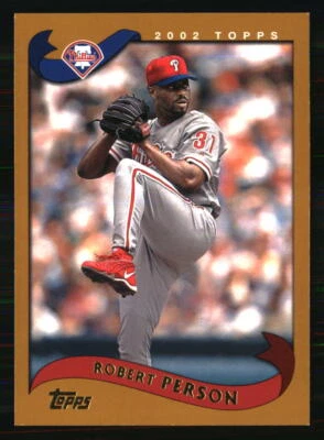 Robert Person 2002 Topps #394 BASEBALL Card - Image 1 of 2