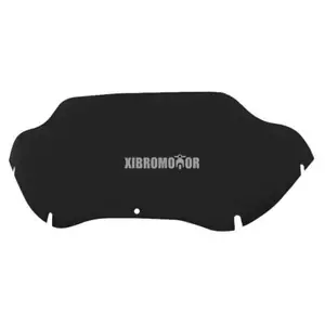 Fit For Harley Road Glide FLTR FLTRX 1998-2013 9.5" Black Windshield Windscreen - Foto 1 di 11
