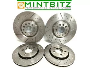 BREMSSCHEIBEN VORNE & HINTEN KOMPATIBEL MIT SUBARU IMPREZA WRX 2.0 TURBO 94-00 - Bild 1 von 8