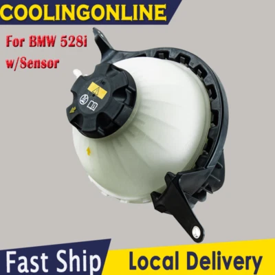Coolant Radiator Reservoir Tank with/ Sensor Fit BMW 528i /528i xDrive 2012-2016 - Image 1 of 4