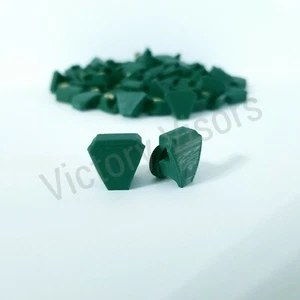 BULK Mini Football Visor Clips. AS LOW AS $1.50 PER CLIP. Green UA Mini Clips - Picture 1 of 2
