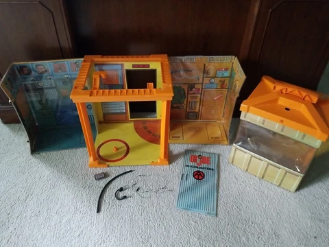 Vintage 1972 GI Joe Adventure Team Headquarters Base Shell Parts Lot - A504 Cover