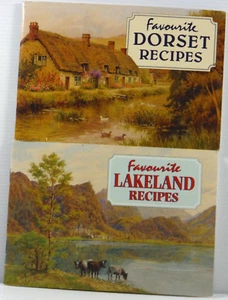 Vintage English Favourite Recipes Cookbooks Dorset Lakeland paperback mini books - Picture 1 of 10