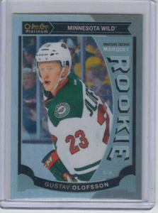 15/16 OPC Platinum Minnesota Wild Gustav Olofsson Rainbow Rookie RC card #M44 - Picture 1 of 2
