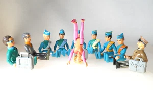 Matchbox 1992 Set of x10 Thunderbirds Action Figures Tracy Bros Parker Brains - Picture 1 of 7