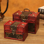 Chinese Retro Stamp Storage Box Desktop Wooden Jewelry Box Candy Box Home Decor
