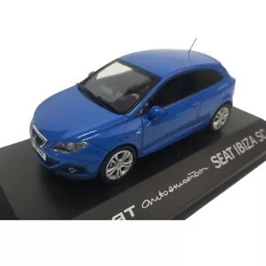 #09 Seat Ibiza SC blue colour 1:43 IXO Fischer modelcar diecast - Picture 1 of 3