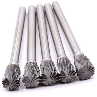 5x VHM Fräser 6 x 7,5 Frässtift Raspel Gravur für Dremel Proxxon Multiwerkzeug - Bild 1 von 4