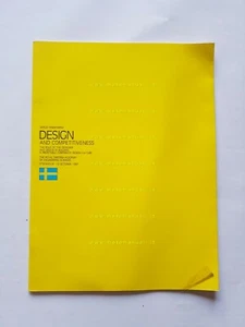 Sergio Pininfarina Design presentazione Accademia Svezia 1987 opuscolo originale - Picture 1 of 10