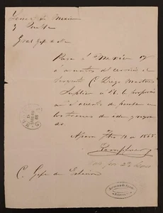 SD)1968, MEXICO, LETTER, APAM STATION - Picture 1 of 2